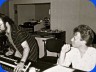 Larry Brown and Charles Roscoe Beck mixing -1987 - Photo copyright © Porch Light