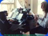 Arnold McCuller, Van Dyke Parks, David Lasley - Rehearsing 'A Singer Must Die' at the Parks home... - Photo copyright © Roscoe Beck